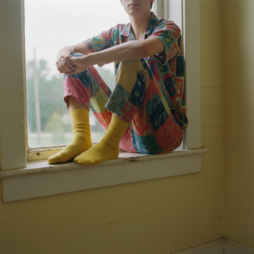 Calcetines Algodón OEKO TEX | Amarillo Pastel