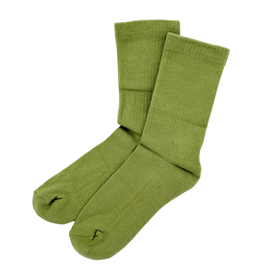 Calcetines Algodón OEKO TEX | Verde Oliva Claro