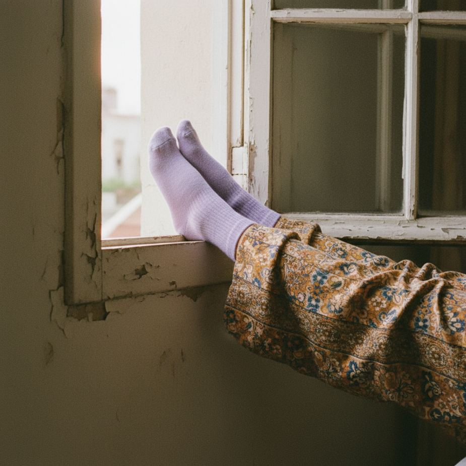 Calcetines Algodón OEKO TEX | Lila