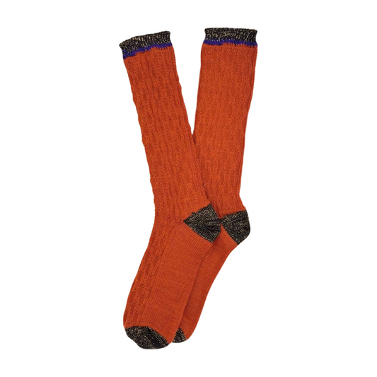 Calcetines Lana Suave | Jacquard Calabaza