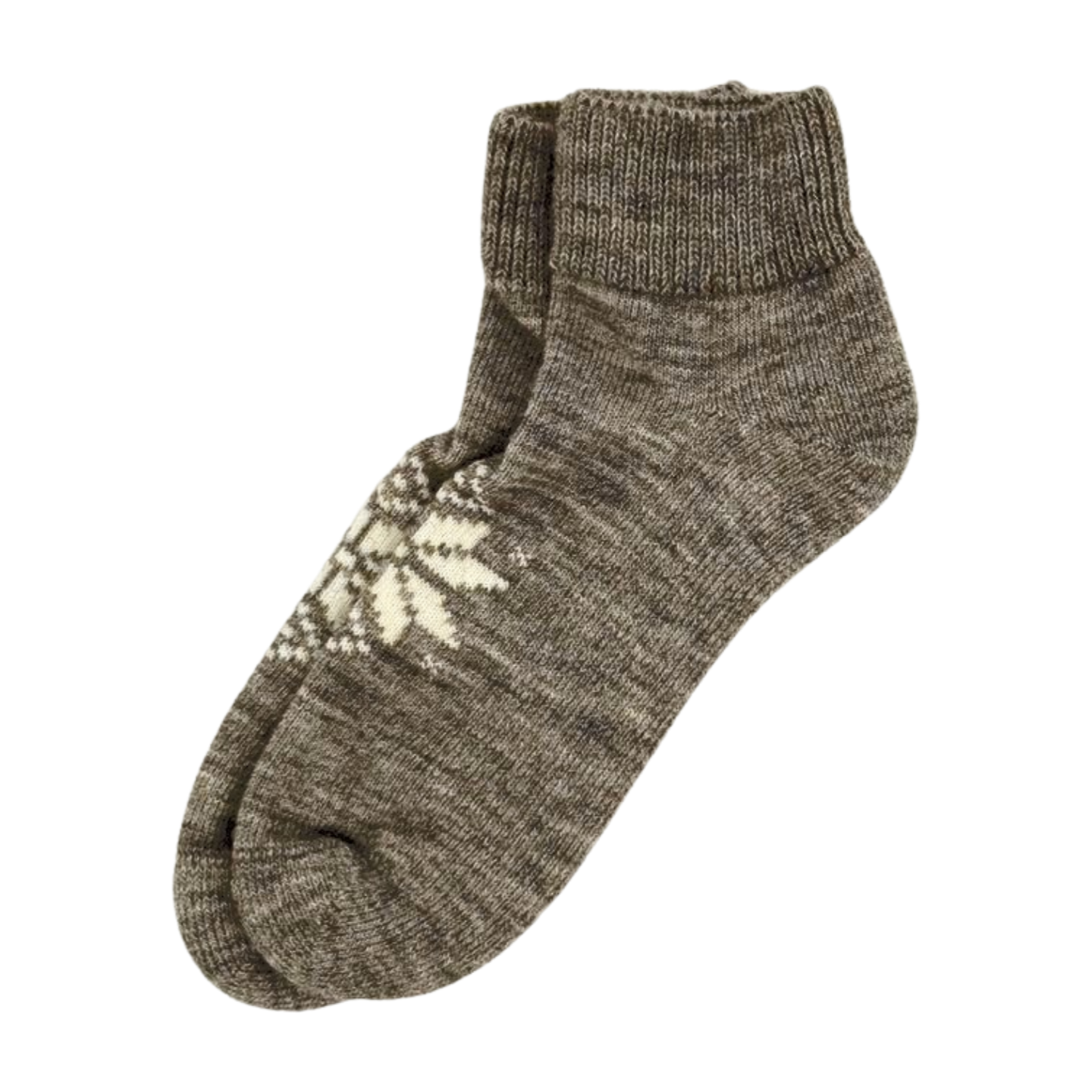 Calcetines Lana Artesanal | Tobillero Winter Grey