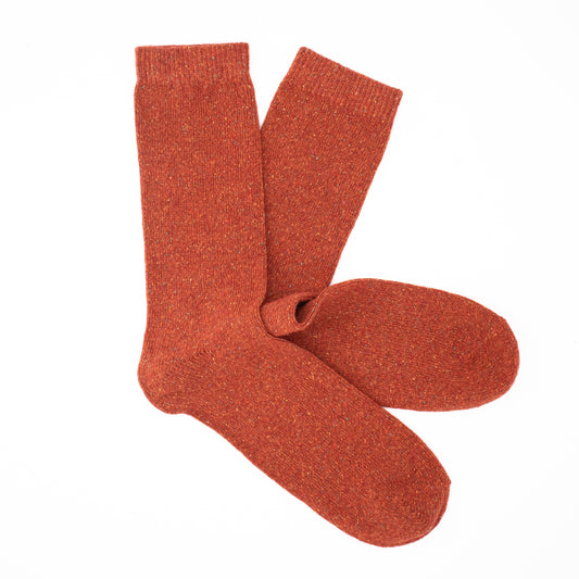 Calcetines Lana Reciclada & Seda | Orange