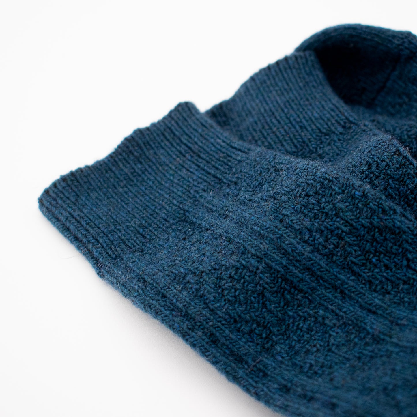 Calcetines Lana Suave | Jacquard Azul Petróleo