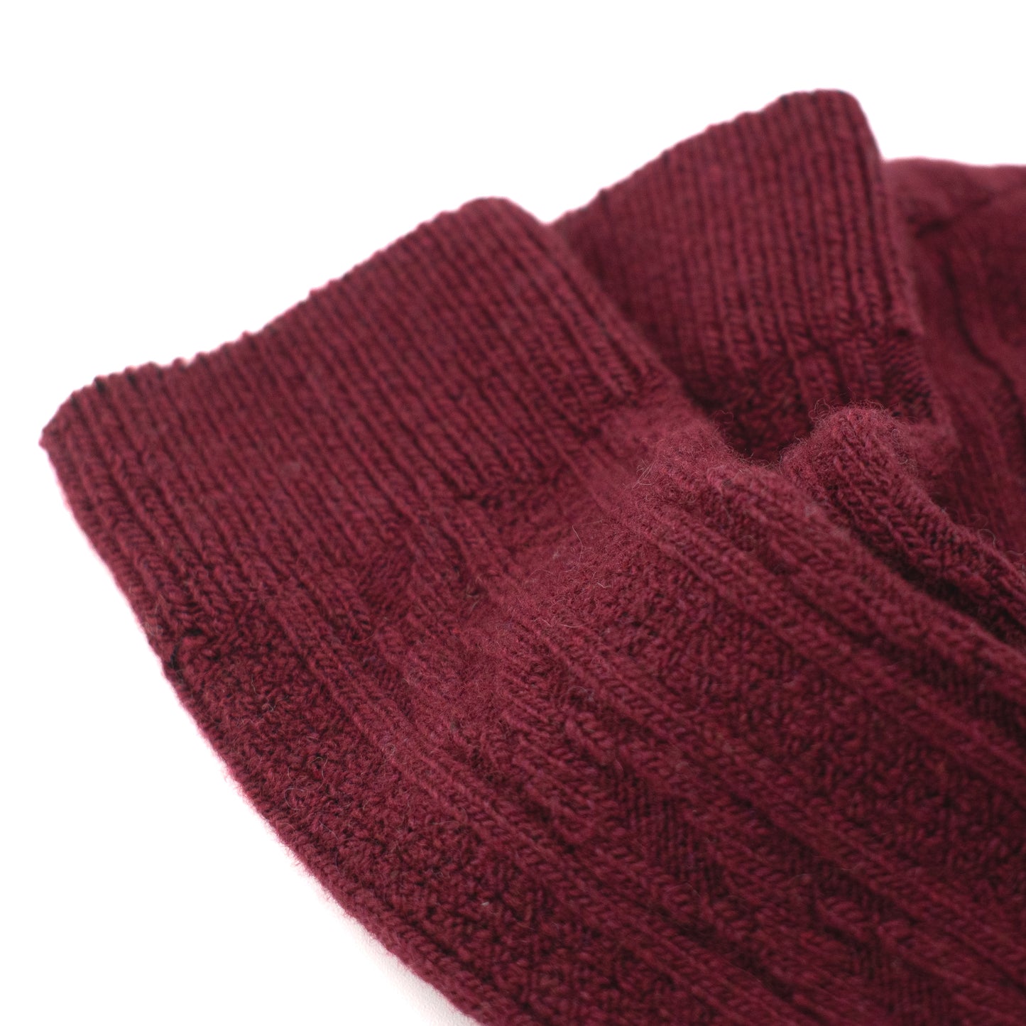 Calcetines Lana Suave | Jacquard Burdeos