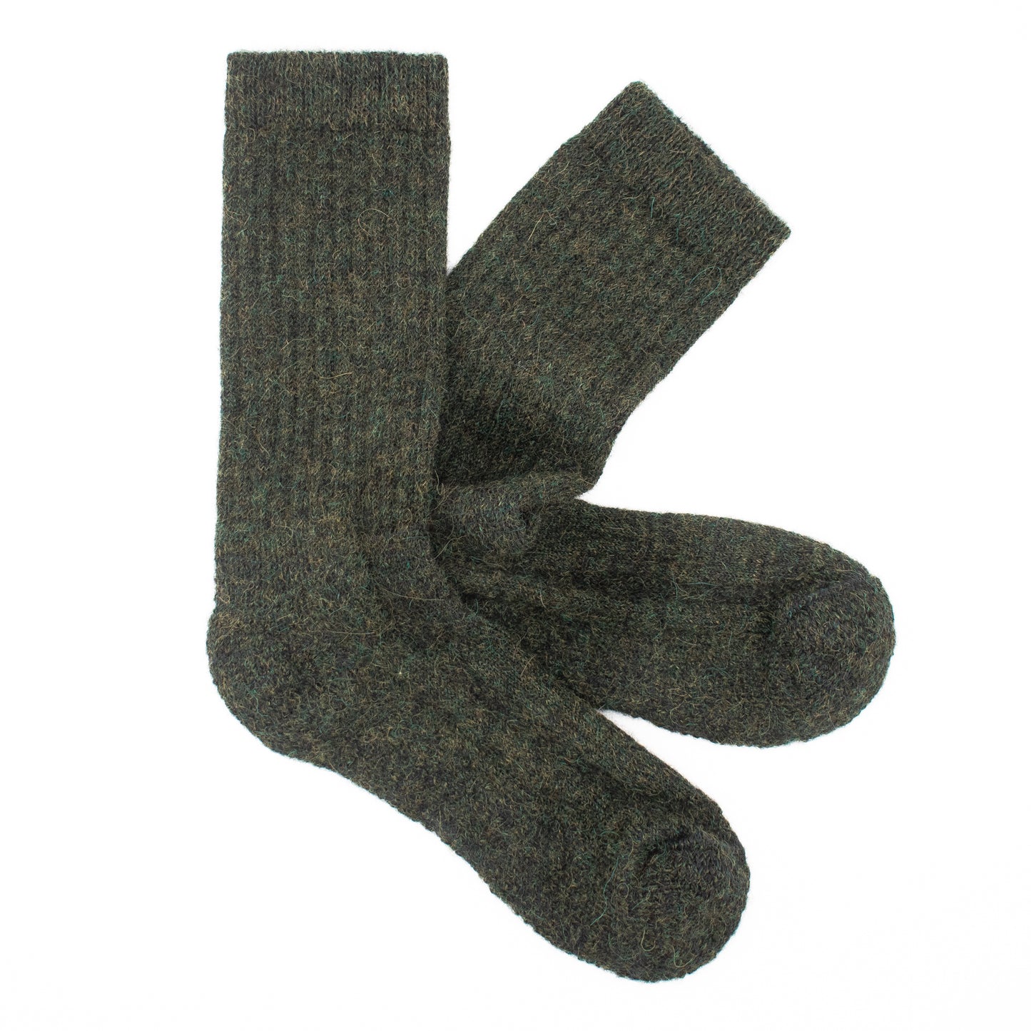 Calcetines Lana Mohair | Verde Alga