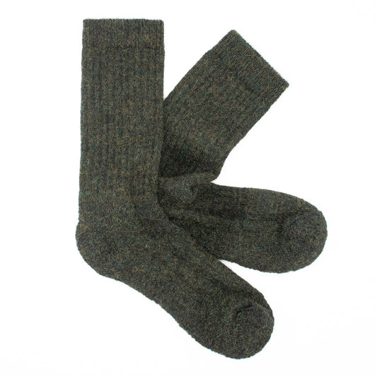 Calcetines Lana Mohair | Verde Alga