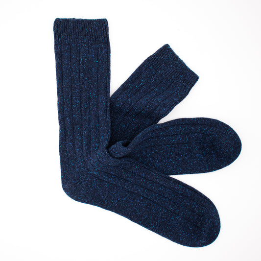 Calcetines Lana Reciclada & Seda | Canalé Indigo