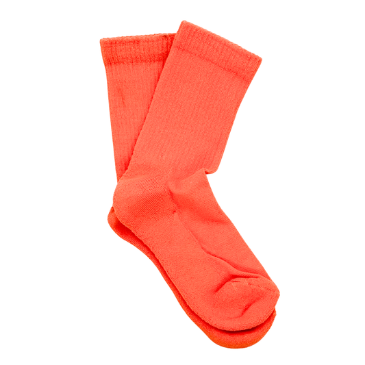 Calcetines Algodón OEKO TEX | Naranja Coral