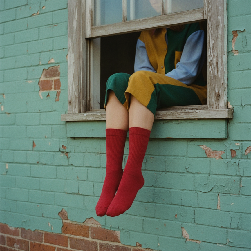 Calcetines Algodón OEKO TEX | Rojo Vino