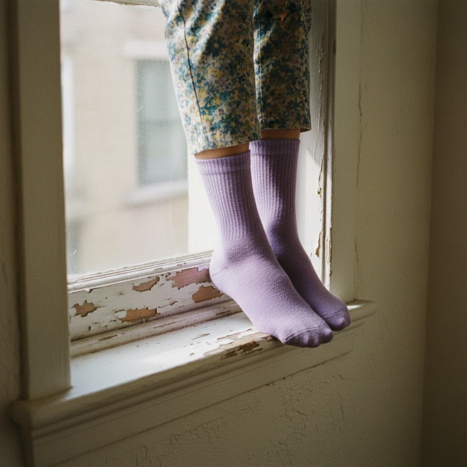 Calcetines Algodón OEKO TEX | Lila