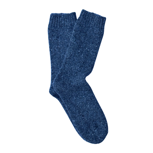 Calcetines Lana Reciclada & Cashmere | Azulón