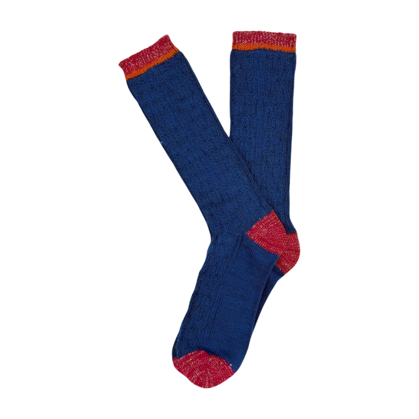 Calcetines Lana Suave | Jacquard Marino