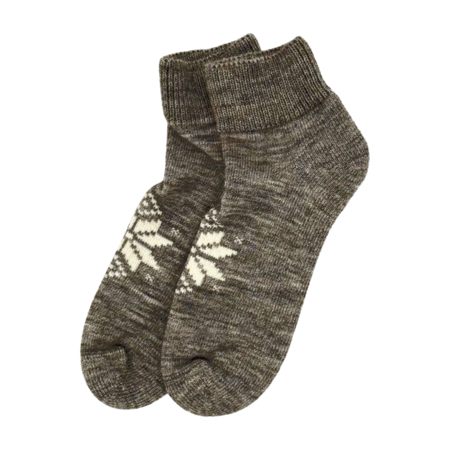 Calcetines Lana Artesanal | Tobillero Winter Grey