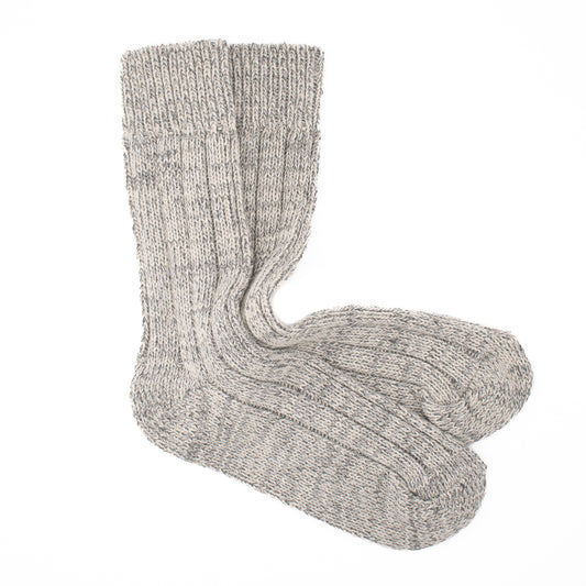 Calcetines Lana Merino Pura | Gris Melange