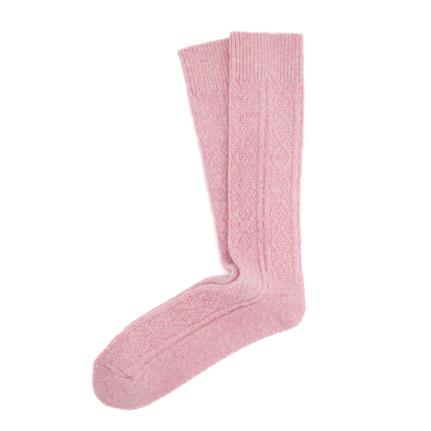 Calcetines Lana Suave | Jacquard Rosa