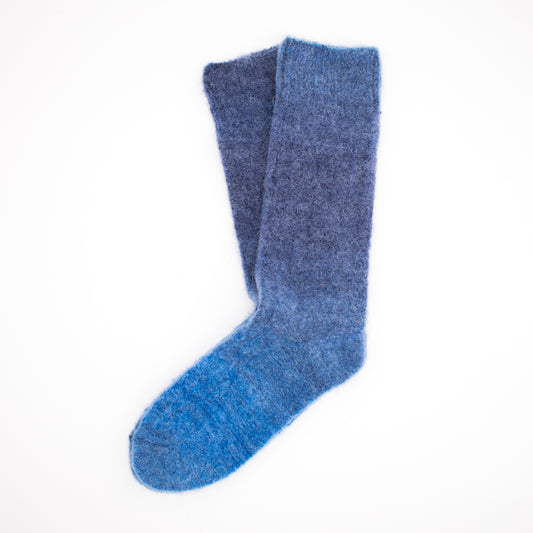 Calcetines Lana Mohair | Bleu