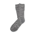 Calcetines de algodón flamé · Gris jaspeado