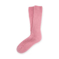 Calcetines altos de mohair · Rosa