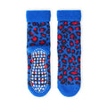 Calcetines antideslizantes de casa · Leopardo azul