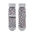Calcetines antideslizantes de casa · Leopardo gris