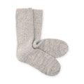 Calcetines gordos de lana y cashmere · Gris