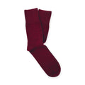 Calcetines de lana suave · Burdeos