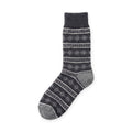 Calcetines nórdicos de lana · Rombos gris